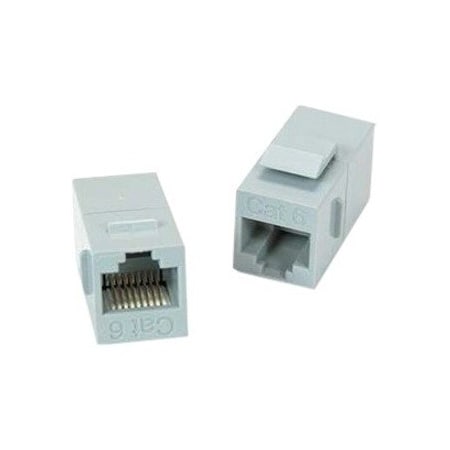 Unc Group Cat6 Rj45 Keystone In-Line Coupler, Gry C6-CPLR-GRY
